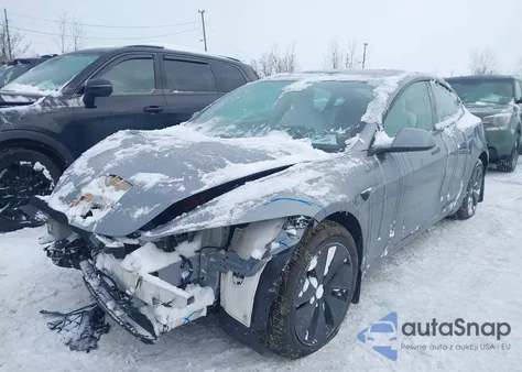 2025 Tesla Model 3 Long Range All-Wheel Drive из США, поврежденный, VIN 5YJ3E1EBXSF930166